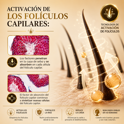 Esencia Anticaída Para El Crecimiento Del Cabello Con Biotina y Queratina