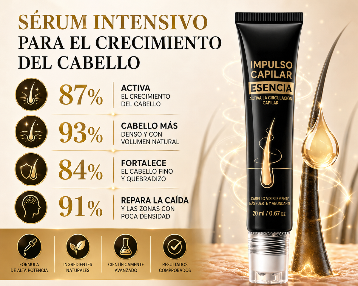Esencia Anticaída Para El Crecimiento Del Cabello Con Biotina y Queratina